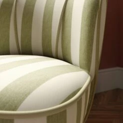 Elsie Striped Fabric Cocktail Chair -Furniture Store 30873303 alt02