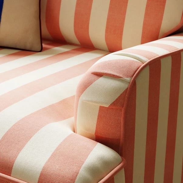 Beatrice Woven Stripe Snuggle Chair 12 Beatrice Woven Stripe Snuggle Chair - Image 12