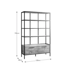 Bryant Tall And Wide Shelving Unit -Furniture Store 30874178 alt09