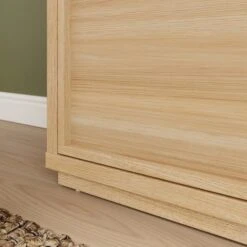 Hardy Wide Bookcase With 2 Drawers, Oak Effect -Furniture Store 30874521 alt04