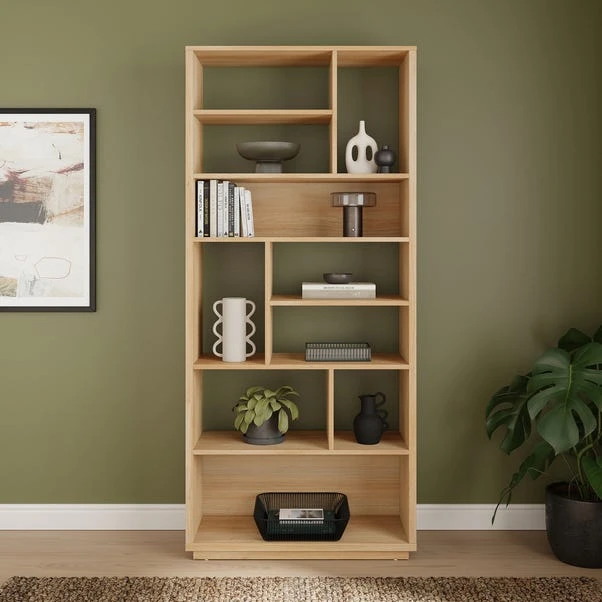 Hardy Slim Bookcase, Oak Effect 1 Hardy Slim Bookcase, Oak Effect