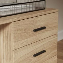 Edison Storage Cabinet, Oak Effect -Furniture Store 30876388 alt03