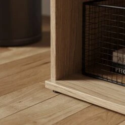 Edison Storage Cabinet, Oak Effect -Furniture Store 30876388 alt04