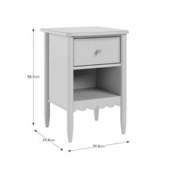 Remi 1 Drawer Bedside Table -Furniture Store 30876555 alt09