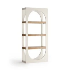 Albourne Tall Bookcase, Oak Effect -Furniture Store 30877183 alt04