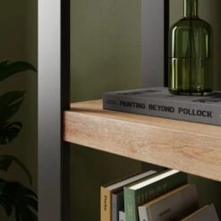 Albourne Tall Bookcase, Oak Effect -Furniture Store 30877184 alt02