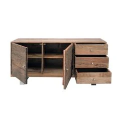 Indus Valley Railway Sleeper 2 Door 3 Drawer Sideboard -Furniture Store 30877731 alt02