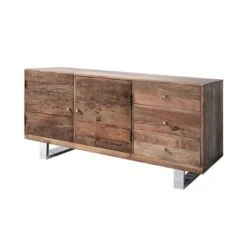 Indus Valley Railway Sleeper 2 Door 3 Drawer Sideboard -Furniture Store 30877731 alt03