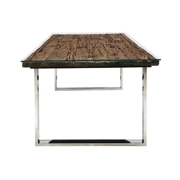 Indus Valley Railway Sleeper 8 Seater Dining Table 5 Indus Valley Railway Sleeper 8 Seater Dining Table - Image 5