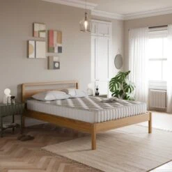 Scandi Mid Century Elements Eira Bed -Furniture Store 30878817