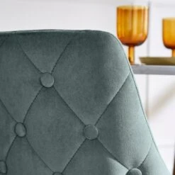 Ariana Set Of 2 Dining Chairs, Velvet -Furniture Store 30882765 alt02