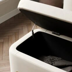 Ivy Velvet Storage Ottoman -Furniture Store 30882814 alt03