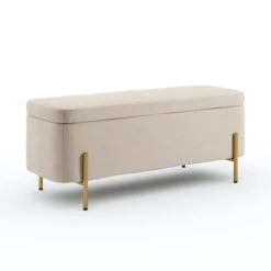 Ivy Velvet Storage Ottoman -Furniture Store 30882814 alt05