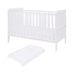 Tutti Bambini Rio Cot Bed With Cot Top Changer And Mattress -Furniture Store 30884510 alt01