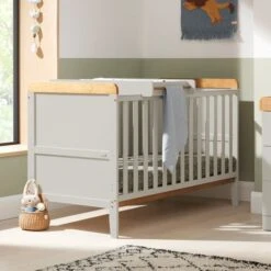 Tutti Bambini Rio Cot Bed With Cot Top Changer And Mattress -Furniture Store 30884631