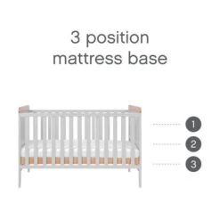Tutti Bambini Rio Cot Bed With Cot Top Changer And Mattress -Furniture Store 30884631 alt04