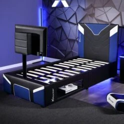 X Rocker Cerberus Twist TV Single Gaming Bed Frame -Furniture Store 30885611 alt06