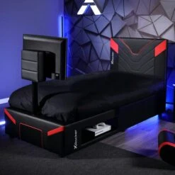 X Rocker Cerberus Twist TV Single Gaming Bed Frame