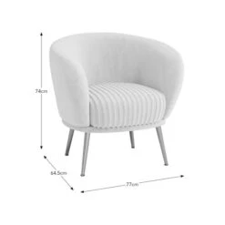 Bella Velvet Cocktail Chair -Furniture Store 30885984 alt09