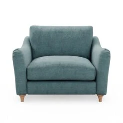 Hattie Tonal Plush Chenille Snuggle Sofa -Furniture Store 30886151 alt01