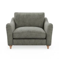 Hattie Tonal Plush Chenille Snuggle Sofa -Furniture Store 30886159 alt01