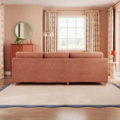 Hattie Slub Faux Linen Corner Sofa -Furniture Store 30886244 alt03