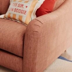 Hattie Slub Faux Linen Corner Sofa -Furniture Store 30886244 alt05