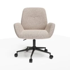 Ginny Boucle Swivel Office Chair -Furniture Store 30886351 alt06