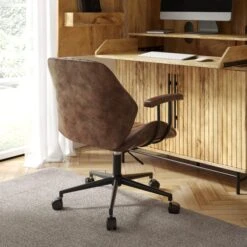 Clement Faux Leather Office Chair -Furniture Store 30886352 alt01