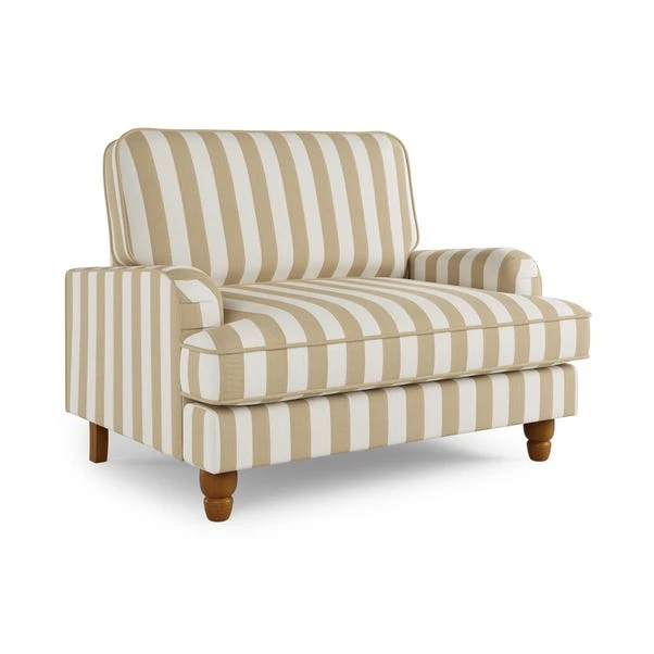 Beatrice Woven Stripe Snuggle Chair 5 Beatrice Woven Stripe Snuggle Chair - Image 5