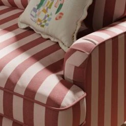Beatrice Two Tone Woven Stripe Snuggle Chair -Furniture Store 30887228 alt02