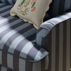 Beatrice Two Tone Woven Stripe Snuggle Chair -Furniture Store 30887229 alt02