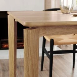 Hudson 6-8 Seater Rectangular Extendable Dining Table, Oak -Furniture Store 30888475 alt04