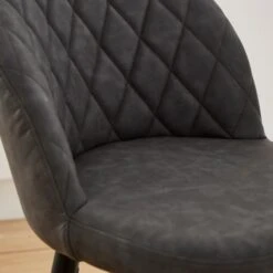 Astrid Bar Stool, Faux Leather -Furniture Store 30888789 alt02