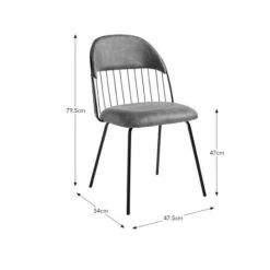 Marcela Set Of 2 Chairs, Faux Leather -Furniture Store 30888791 alt09