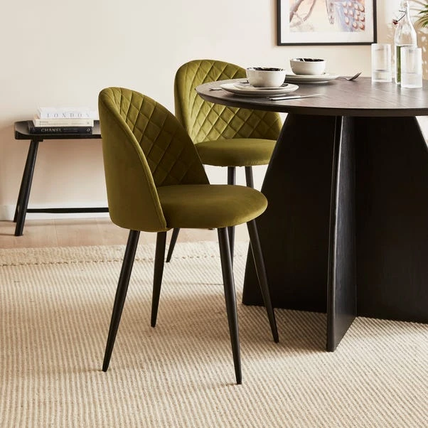 Astrid Dining Chair, Velvet 1 Astrid Dining Chair, Velvet