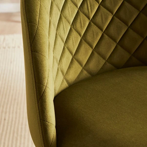 Astrid Dining Chair, Velvet 3 Astrid Dining Chair, Velvet - Image 3