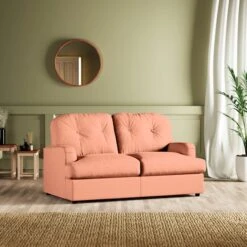 Martha Vintage Velvet 2 Seater Sofa Bed -Furniture Store 30888934 alt02