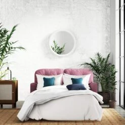 Martha 2 Seater Double Sofa Bed, Vintage Chenille -Furniture Store 30888937