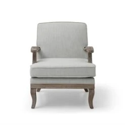 Esme Cream Linen Chair -Furniture Store 30888952 alt07