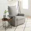 Avery Herringbone Swivel Manual Recliner Chair
