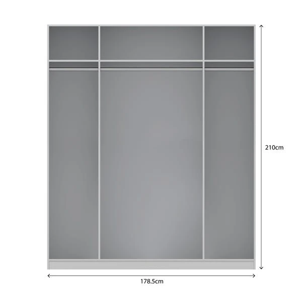 Harmony Sudbury 4 Door Wardrobe 6 Harmony Sudbury 4 Door Wardrobe - Image 6