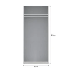 Harmony Sudbury Framed Double Wardrobe -Furniture Store 30888993 alt09