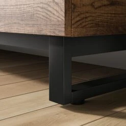 Freddie Extra Wide TV Unit For TVs Up To 70", Rustic Wood Effect -Furniture Store 30889704 alt04