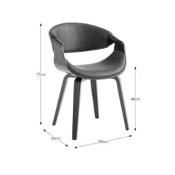 Modena Dining Chair, Faux Leather -Furniture Store 30889916 alt09