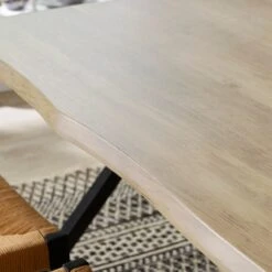 Ezra 4 Seater Rectangular Compact Dining Table, 120cm -Furniture Store 30890246 alt01