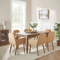 Agnes Carver Dining Chair, Fabric 34 Agnes Carver Dining Chair, Fabric -Furniture Store 30891287 alt01