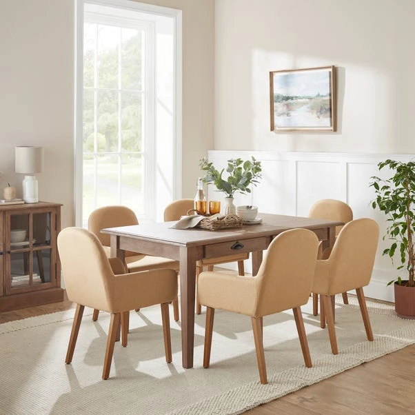 Agnes Carver Dining Chair, Fabric 15 Agnes Carver Dining Chair, Fabric - Image 15