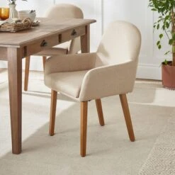 Agnes Carver Dining Chair, Fabric 27 Agnes Carver Dining Chair, Fabric -Furniture Store 30891289