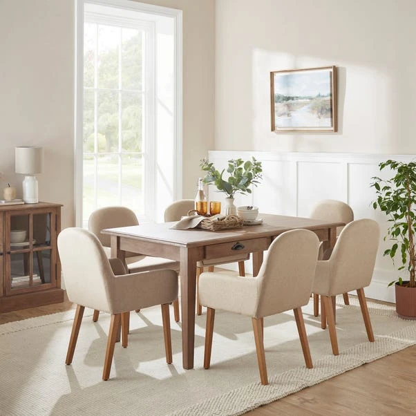 Agnes Carver Dining Chair, Fabric 9 Agnes Carver Dining Chair, Fabric - Image 9